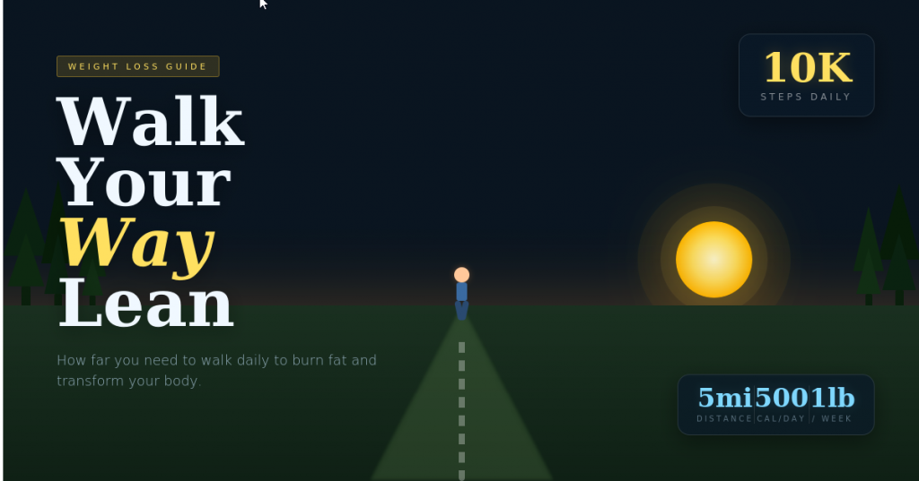 Walking for Weight Loss: How Far to Walk Daily