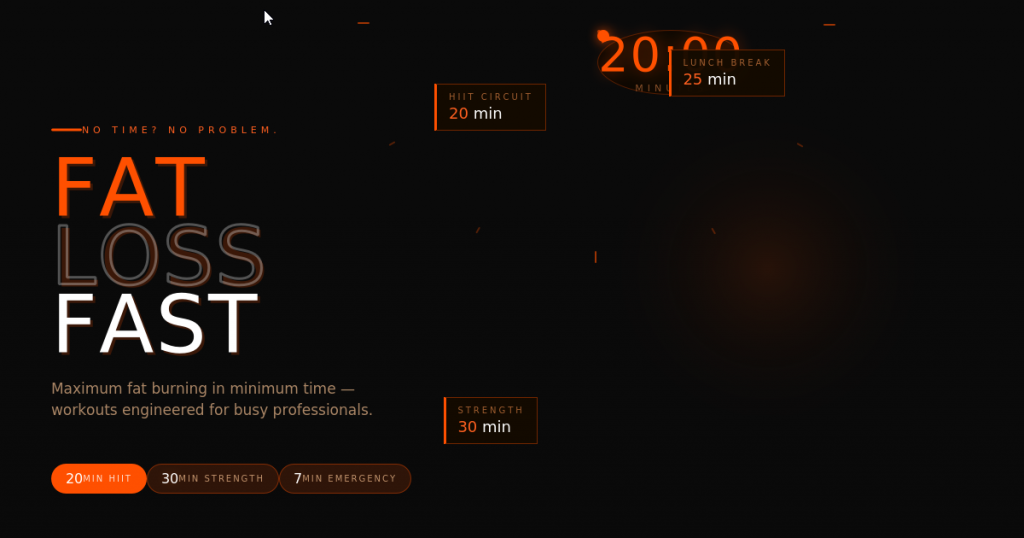 Best Fat Loss Workouts for Busy Professionals