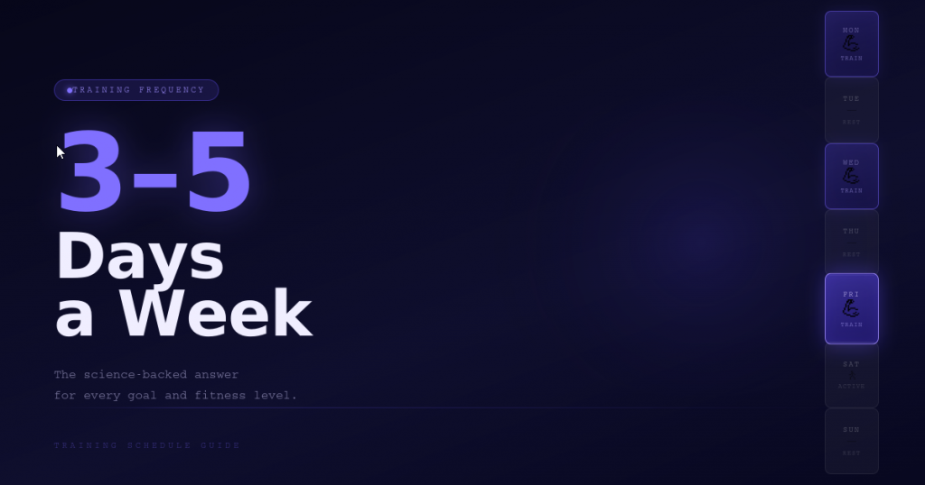 How Many Days a Week Should You Work Out?