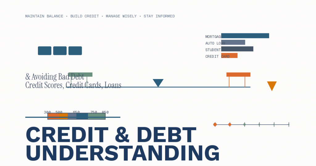 Understanding Credit & Debt: Credit Scores, Credit Cards, Loans, and Avoiding Bad Debt