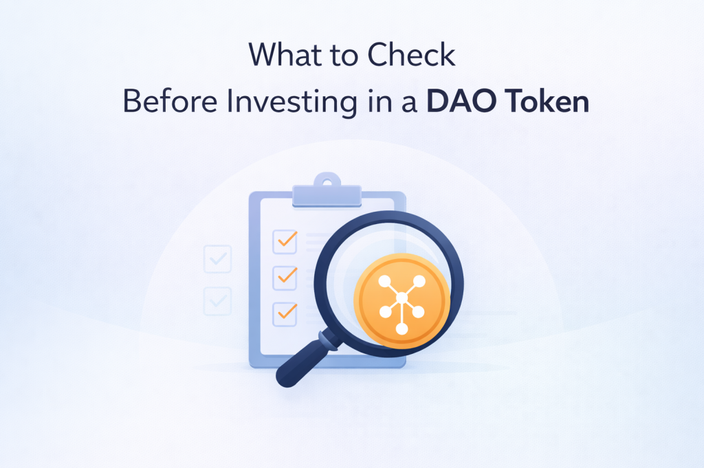 What to Check Before Investing in a DAO Token