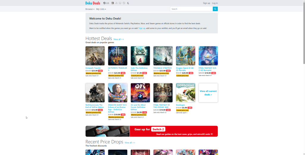 Deku Deals Review 2026: Best Game Price Tracker?