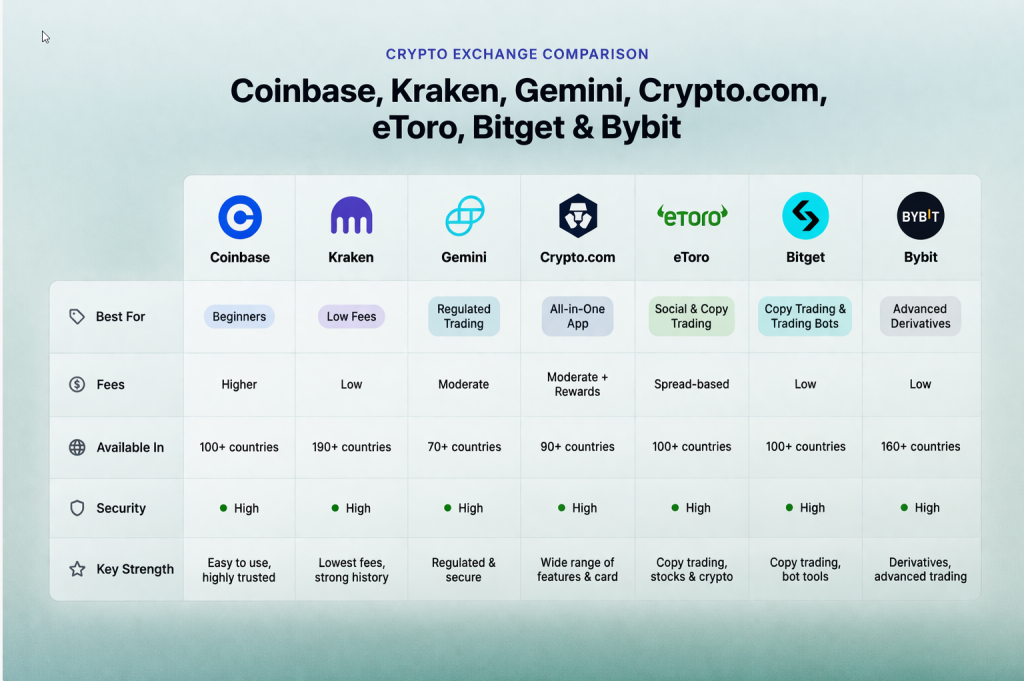 Best Crypto Exchanges for Beginners 2026