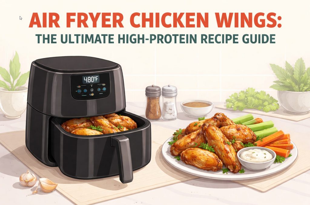 Air fryer chicken wings recipe